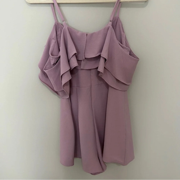 Iris Ruffle Lavender/ Barbie Core Romper Size Small - Picture 4 of 5